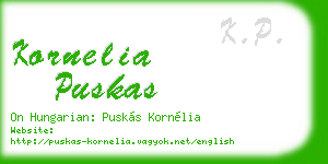 kornelia puskas business card